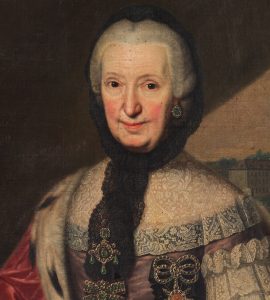 Portrait der Fürstin Franziska Christine in Öl